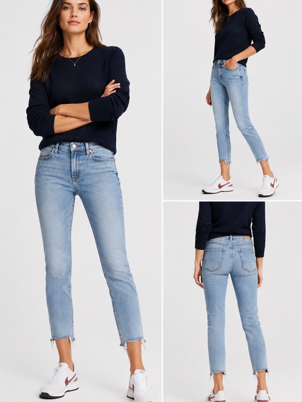 Rag & Bone Cate Mid Rise Ankle Skinny Jeans 25 Thunderbird Light Wash NWT